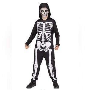 Skeleton Jumpsuit Costume for Kids